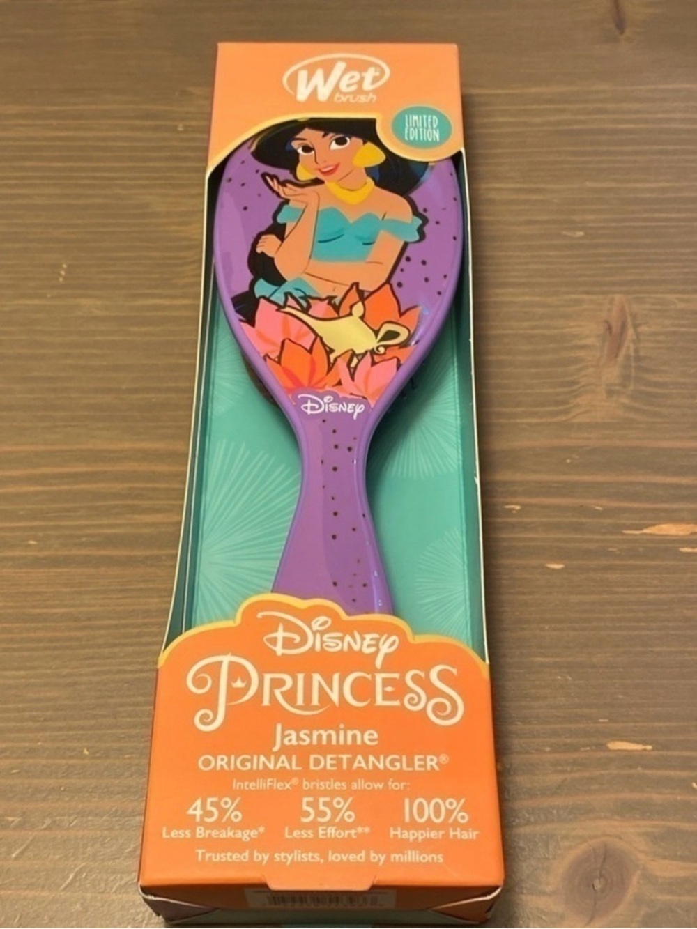 Disney Princess Jasmine Wet Brush Purple & Pink